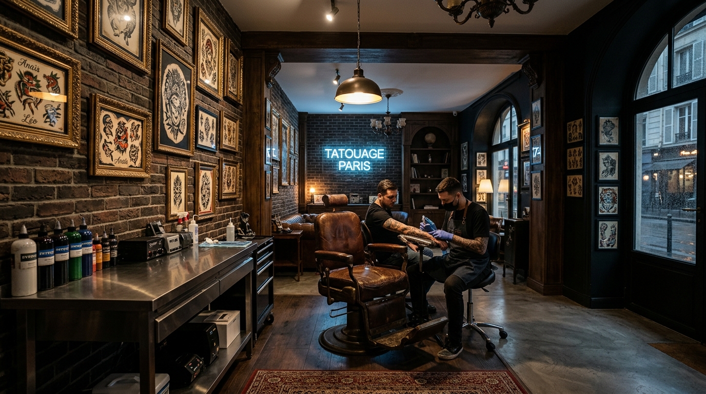 Atelier et salon de tatouage INK MANSION Paris
